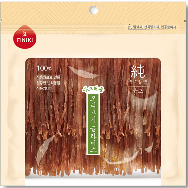 피니키 - 순 육포 부드러운 오리고기 슬라이스 140g 피니키 - 순 육포 부드러운 오리고기 슬라이스 140g